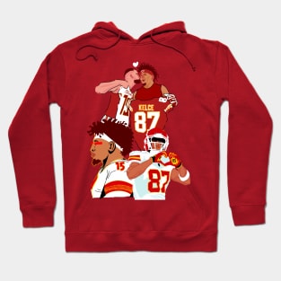 Patrick mahomes 15 x Travis KELCE 87 Hoodie